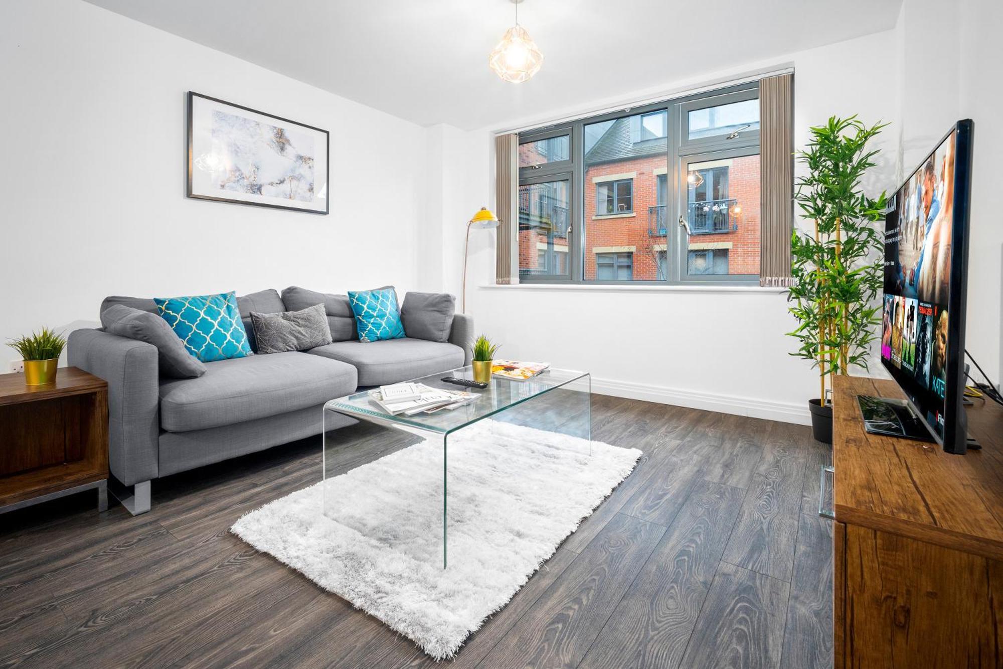 New Luxe Apartment - Secure Parking - Birmingham City Centre - Netflix - Wifi - Top Rated - 54M Eksteriør billede
